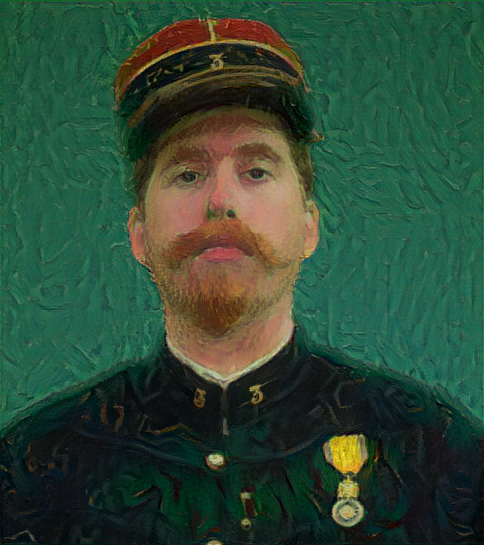 Result: Portrait of Paul-Eugène Milliet, Neural Style Transfer.