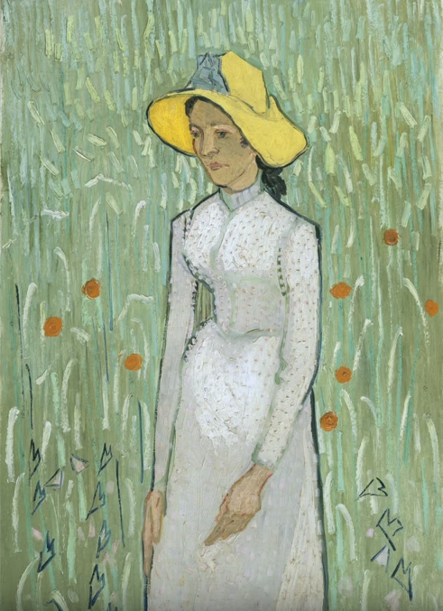 Style Image. Girl in White, Van Gogh