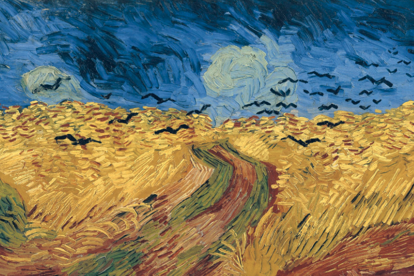 Style Image: Wheatfield with Crows, Van Gogh