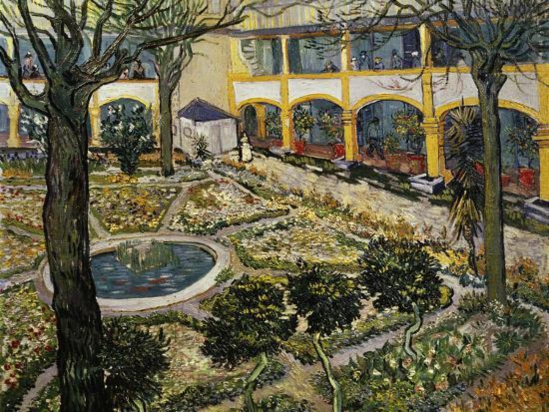 Style Image: Garden of the Hospital in Arles, Van Gogh