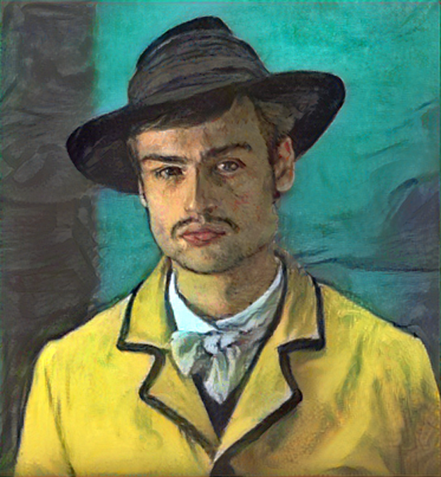 Result: Portrait of Armand Roulin, Neural Style Transfer