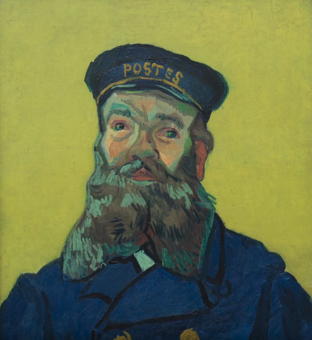 Style Image. Portrait of Postman Joseph Roulin., Van Gogh