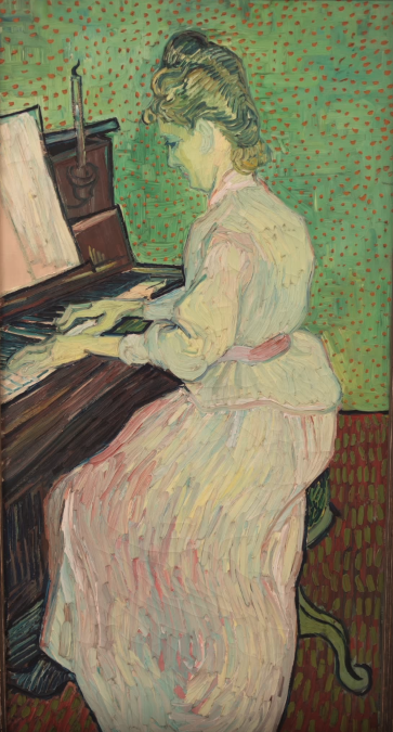 Style Image. Marguerite Gachet at the Piano, Van Gogh